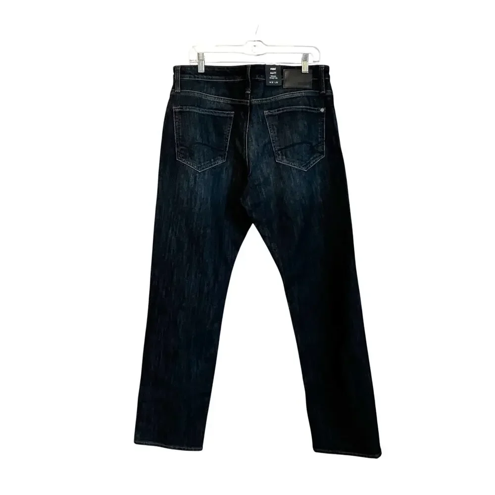 Mavi Men's Matt Relaxed Straight Leg Jeans in Dark Stanford Size 32/32 NWT